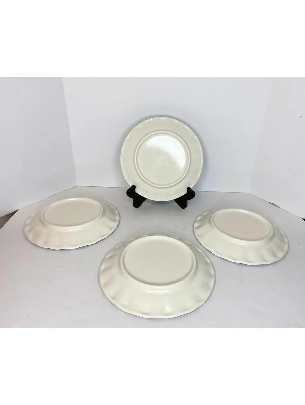 Pottery Barn Del Sol Melamine Salad Plates Mixed Pattern Set of 4 Multicolor